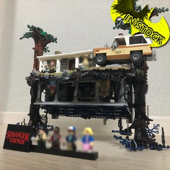 

In Stock 75810 Stranger Things 25010 The Upside Down 2499Pcs Building Blocks Bricks Toys compatible 75810 Baby Toys Gifts