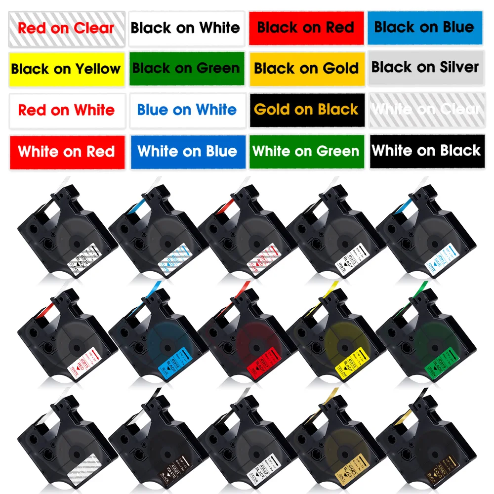 

Ярлык для DYMO, 6/9/12 мм, ярлык для модели 45013, 40913, 43613, 45010, 45016, 45017, 45018, кассета для производителя этикеток DYMO, LabelManager 45019, 160