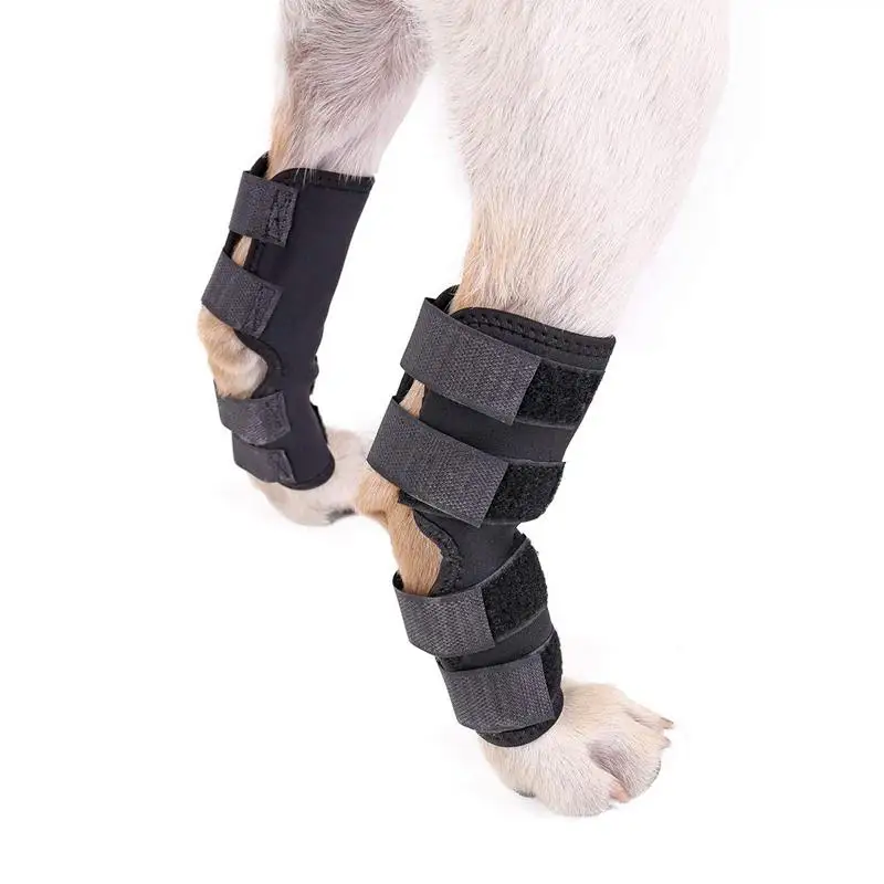 Dog Back Leg Brace, Dog Canine Rear Leg Hock Joint Wraps Protects Wounds as they Heal Compression Brace Heals,Prevents Injuries