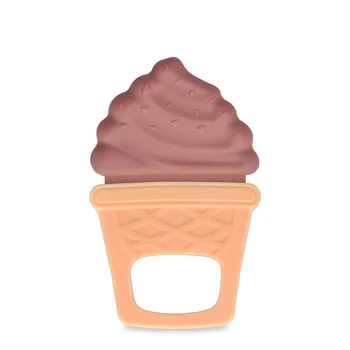 

Baby Safety Teeth Ice Cream Baby Molar Stick Silicone Cartoon Molar Baby Silicone Teether