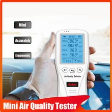 

Air Quality Pollution Index Monitor Formaldehyde Detector Sensor Carbon Dioxide Tester Enviroment Temperature & Humidity Meter