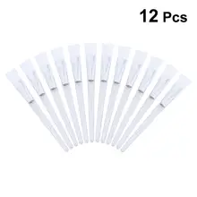 12pçs pincéis de máscara facial profissional, escova transparente de cristal macia para face, aplicador de máscara facial ou máscara diy