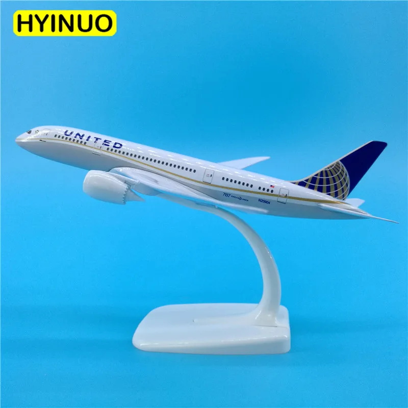 20 см 1/400 коллекционные Boeing 787 Соединенные авиалинии игрушечные модели самолетов литье под давлением пластиковый сплав самолет подарки для детей