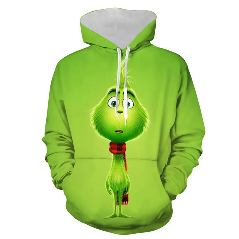 3D принт фильм Grinch Косплей Grinch Толстовка костюм унисекс Топ Толстовка Куртка пальто - Цвет: A4