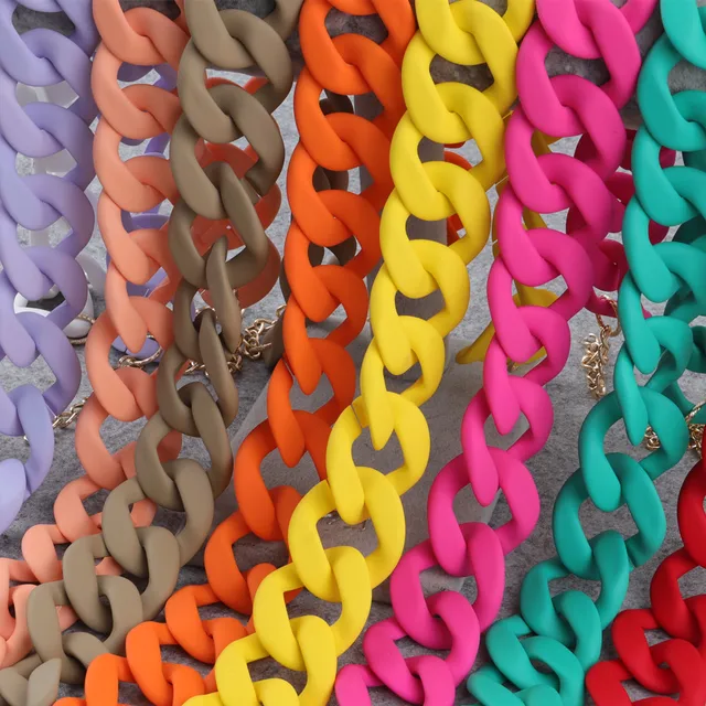 Matte Chain Necklaces 5
