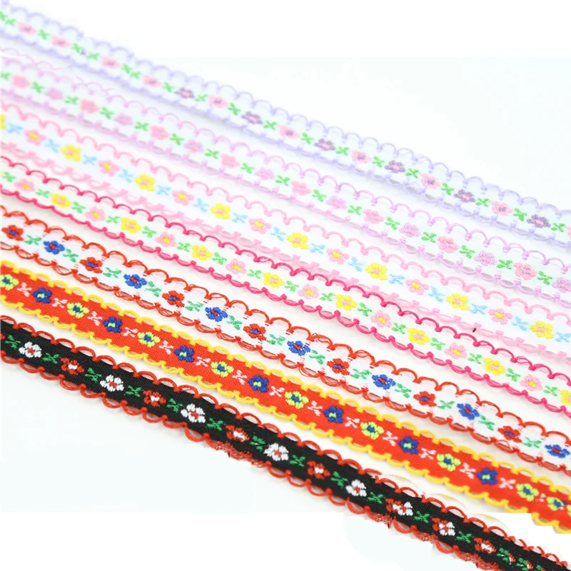 1Yards/Lot Lace Ribbon Tape 12MM Quality Trim DIY Embroidered For Sewing Decoration | Дом и сад