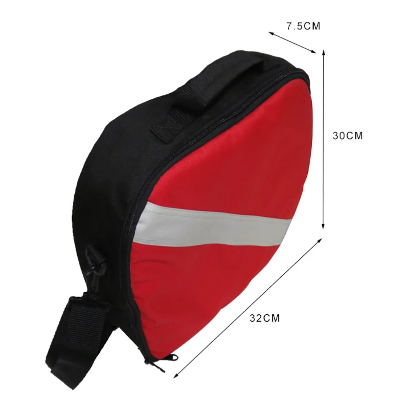 Scuba Diving Regulator Gear Bag Portable Nylon Dive Flag Bag With Shoulder Strap Waterproof Professional Dive