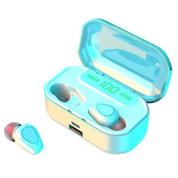 

Bluetooth Headset Bluetooth 5.0 Earphone LED Wireless Earphone Headset Earbuds TWS Waterproof Sport Earphones Splitter New