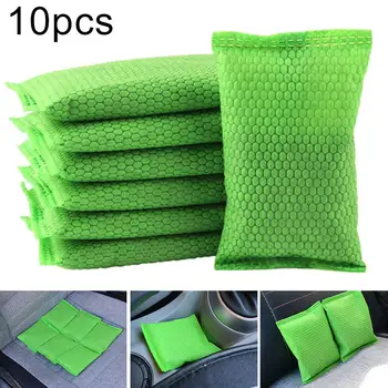 

10Pcs Car Nanometer Mineral Crystal Activated Carbon Air Freshener Deodorant Car Interior Accessories 8cm x 12cm