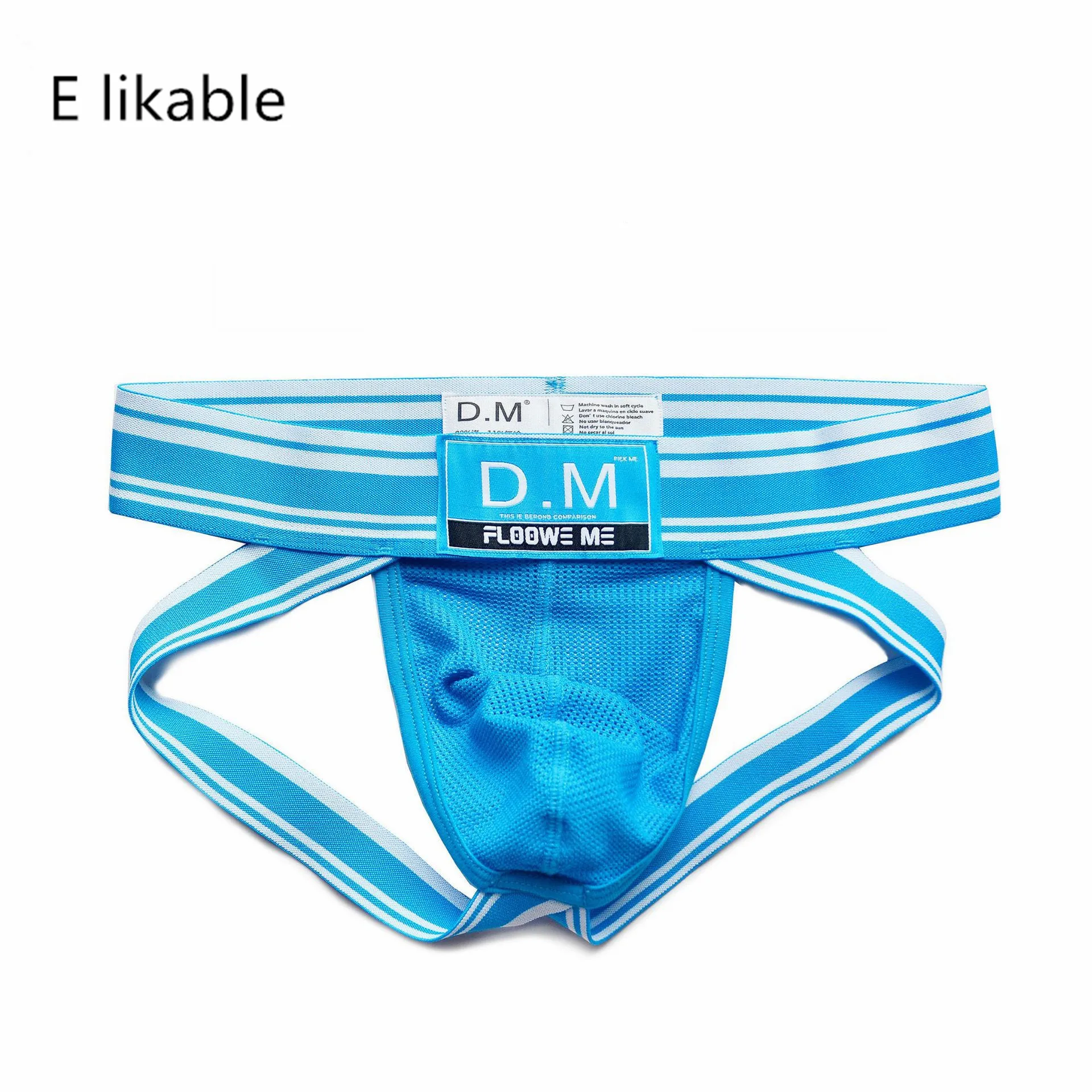 

E likable new fashion men's underwear comfortable breathable low waist sexy solid color personality thong