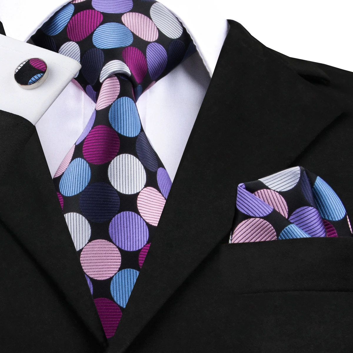Hi-Tie 150 см мужской галстук серый шелк галстуки для мужчин роскошные цветочные Handky Запонки Набор модный дизайнерский бизнес Свадебный галстук