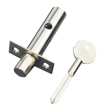 Stainless Steel Privacy Door Locks 16x60cm Keyed Cylinder Mortise Lock Home Privacy Lockset for Interior Doors, Fire-proof Door