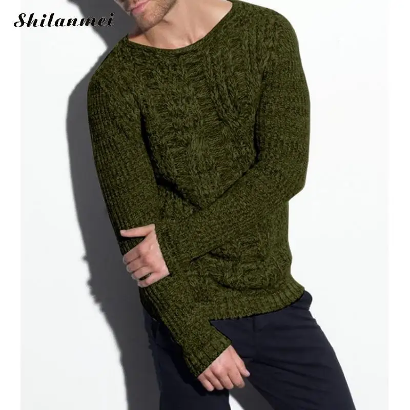 Men Cross Casual Sweater Pullovers 2019 Autumn Winter Warm Solid Color Slim Pullovers Knittedo-Neck Basic Men Pullovers XXXL Men Cross Casual Sweater Pullovers 2019 Autumn Winter Warm Solid Color Slim Pullovers Knittedo-Neck Basic Men Pullovers XXXL