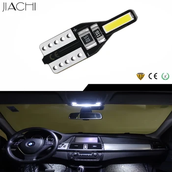

JIACHI 100Pcs W5W T10 LED Lamp Auto Car Interior Light Bulb For Reno Audi VW BMW Kia Passat B6 B7 Golf 5 peugeot White 12Volt
