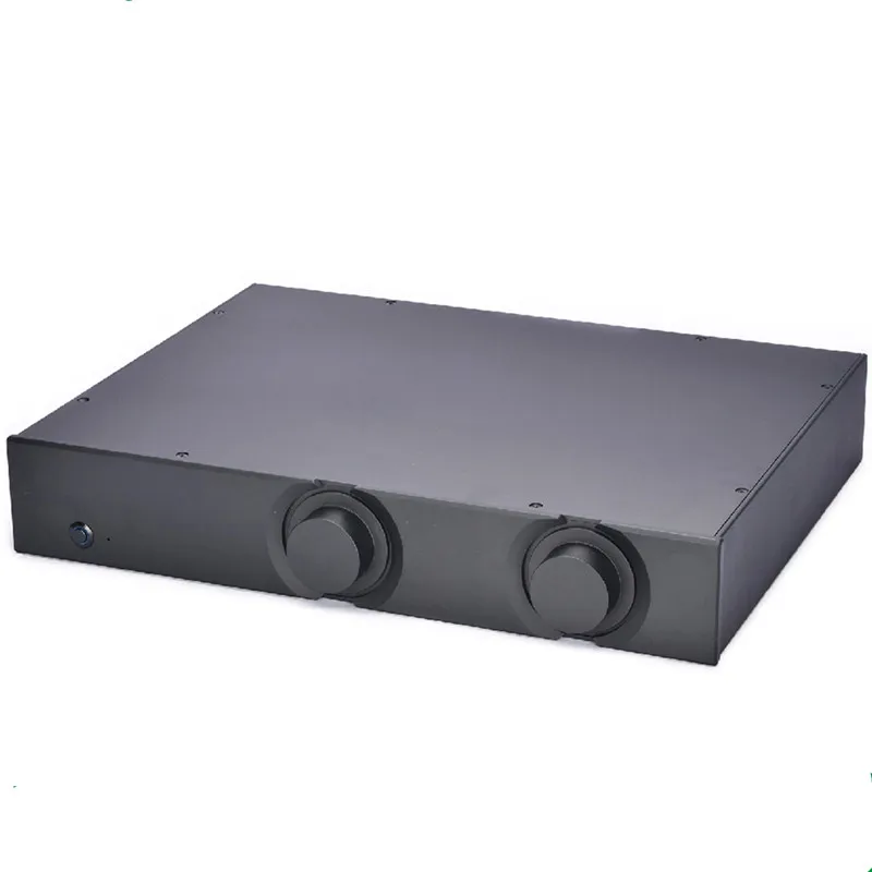 Черный MC4808 Полный алюминиевый усилитель шасси/аналогичный декодер DAC/корпус