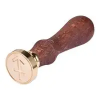 Sagittarius Печать краски на день рождения карты Ретро Diy штампы для конвертов Созвездие дерево орнамент классические свадебные приглашения воск печать штамп - Цвет: Sagittarius