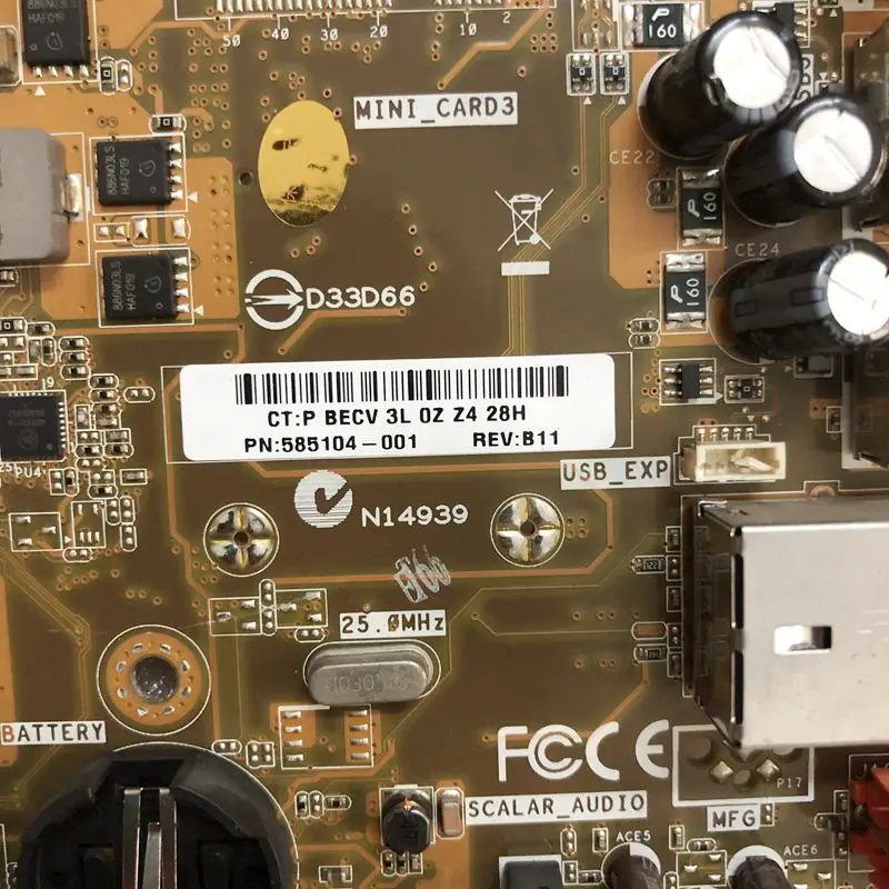 IMPIP-M5 For HP Touchsmart 600 HM55 AIO Motherboard 585104-001 Mainboard 100%tested fully work 4 IMPIP-M5 For HP Touchsmart 600 HM55 AIO Motherboard 585104-001 Mainboard 100%tested fully work - Image 2