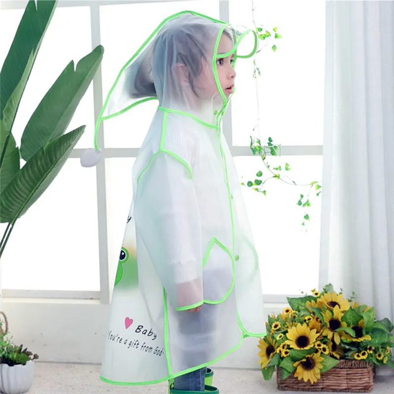 Children's waterproof raincoat Boys Girls Kids Hooded Raincoat Waterproof Jackets Toddler Baby Cartoon Tops #4S18 (53)