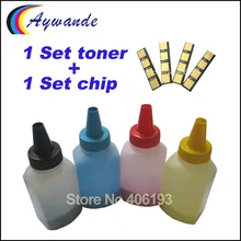 1 комплект тонера+ 1 набор микросхем КЛТ 407 CLT-407 CLT-K407S для samsung CLP-320 CLP-325 CLP-326 CLX-3180 CLX-3185 Заправка тонер