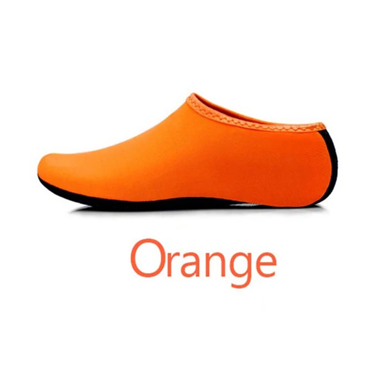 Beach Swimming Water Sport Shoes Men Women Anti Slip Socks Yoga Fitness Dance Swim Surfing Diving Underwater Shoes - Цвет: Orange