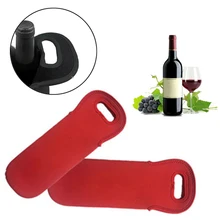 Kitchen Wine Bags Bar Tools Holder Party Neoprene Bottle Cooler Tote Carrier Accessories Outdoor For Drinking Wine Holding Bag