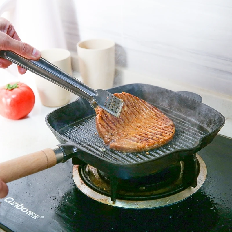 

Egg Steak Cast Iron Durable Nonstick Frying Pan Home Cooking Gas Induction Cooker Saucepan Panelas Cookware Kitchen Utensils