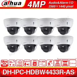 Dahua 4MP IP CCTV  Camera IPC-HDBW4431R-AS Support IK10 IP67 Audio and Alarm PoE IP Camera With IR Range 30m