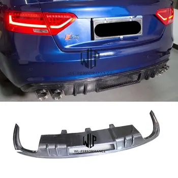 

A5 DTM Style High Quality Carbon Fiber Rear Lip Diffuser Car Styling For Audi A5 Coupe 2door 4door Bumper Car Body Kit 2012-2016