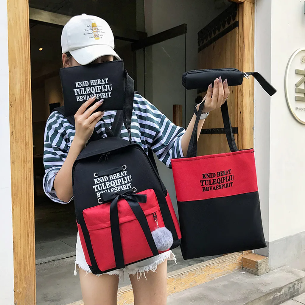 Повседневный школьный рюкзак Bolsa для девочки-подростка, водонепроницаемый нейлоновый рюкзак для ноутбука Mochila Escolar с брелком# G7