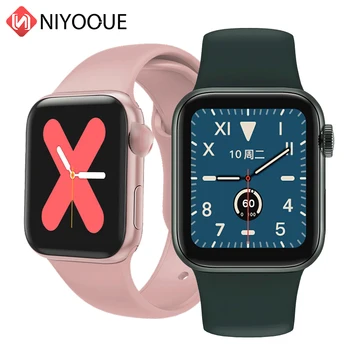 

2020 W58 Pro Smart Watch 38/40MM Body Temperature Heart Rate Monitor Always On dial display Series 5 Watch VS W34 iwo 8 12