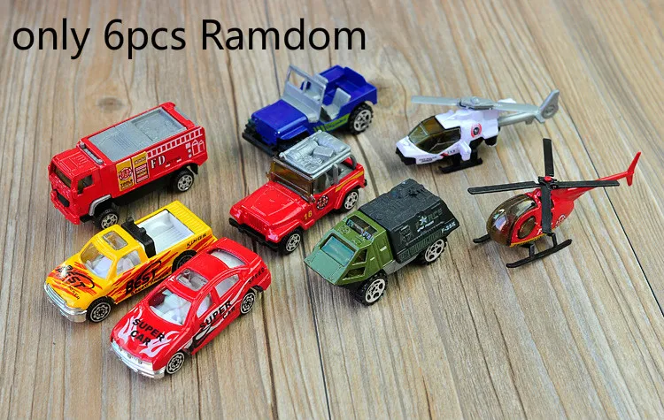 6PCS METAL CAR PLANE Североевропейский стиль, детский автомобиль, городская сцена, дорожное движение, карта, игровой коврик, обучающая игрушка для детей, малыш, скалолазание, игра, дорожный ковер - Цвет: 6PCS METAL CAR PLANE