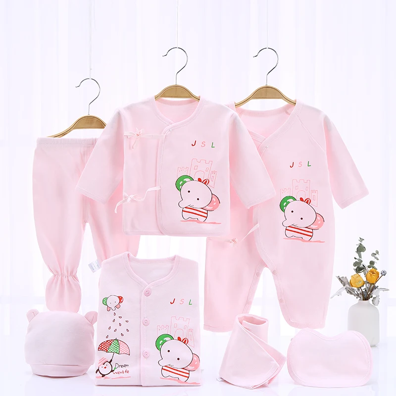 stylish baby clothing set Bekamille 5pcs/set Autumn Winter Newborn sets Baby warm Cotton Girls Boys cartoon suits  infant kids clothing Good quality baby clothing set line