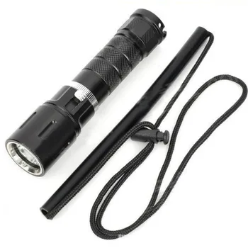 

PRO XM-L L2 LED Scuba Diving Flashlight Underwater 100m Marine Diver Torch 14.6cm 1200LM Spearfishing Light 3Modes