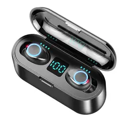 Bluetooth 5,0 сенсорная гарнитура TWS беспроводные наушники мини наушники стерео наушники с светодиодный цифровым дисплеем