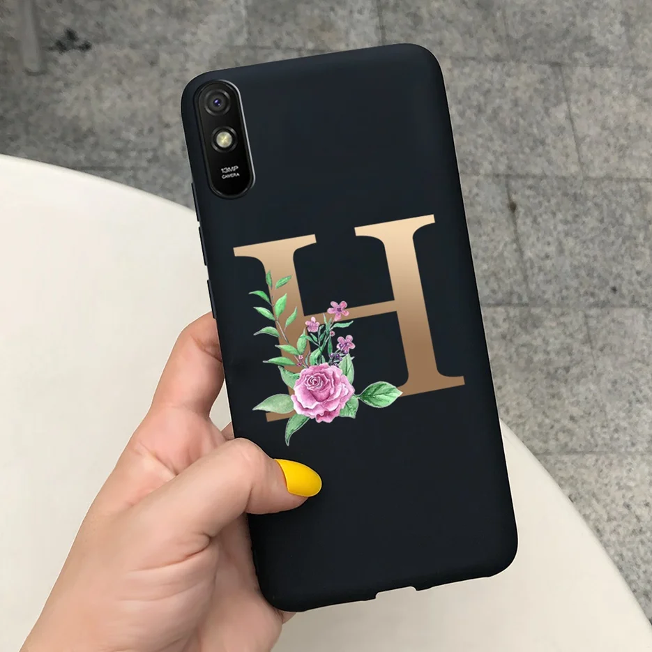 Cute Letters Silicone Soft TPU Phone Case - Durable Back Protector Shell