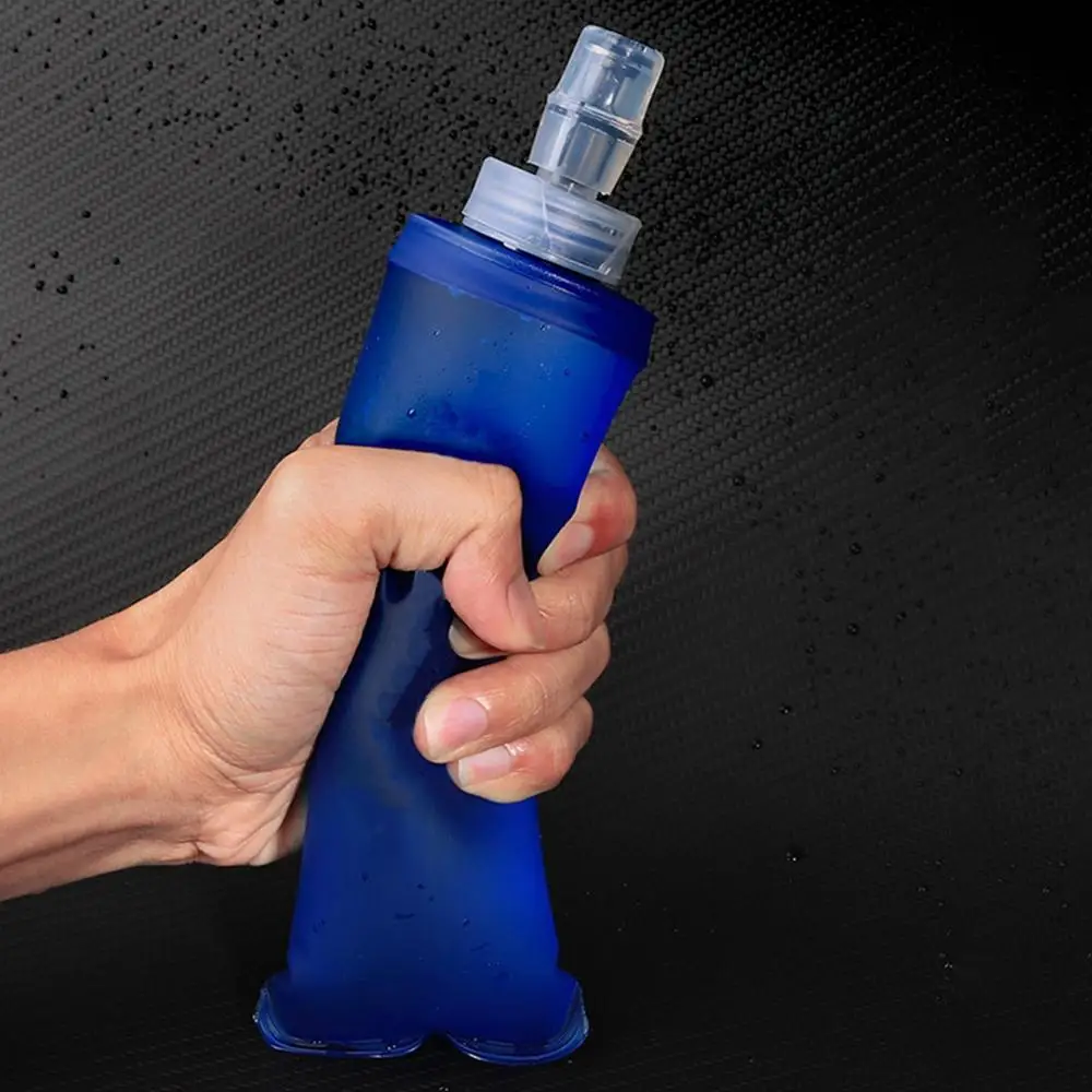 250/500 ML Water Bottle Folding Portable Squeeze Silicone Travel Bottles Kettle Outdoor Running Cycling Drinkware Accessory