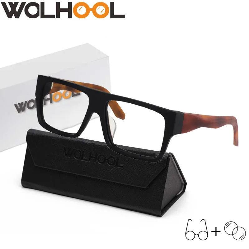 

Thick Frame Acetate Prescription Glasses Blue light Blocking Optical Computer Glasses Square Spectacles Eyewear