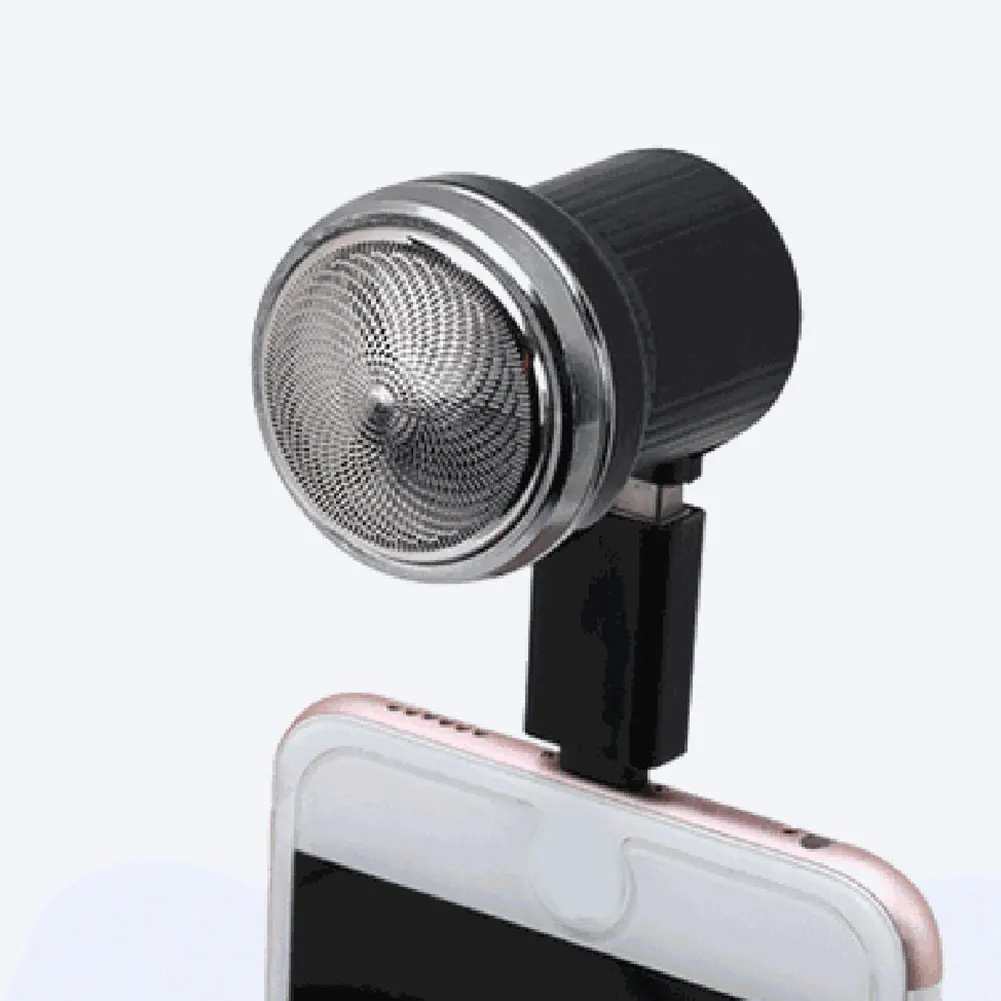 Mini Mobile Phone Fasting Beard Shaving Home Car Portable Small USB Razor MS 4