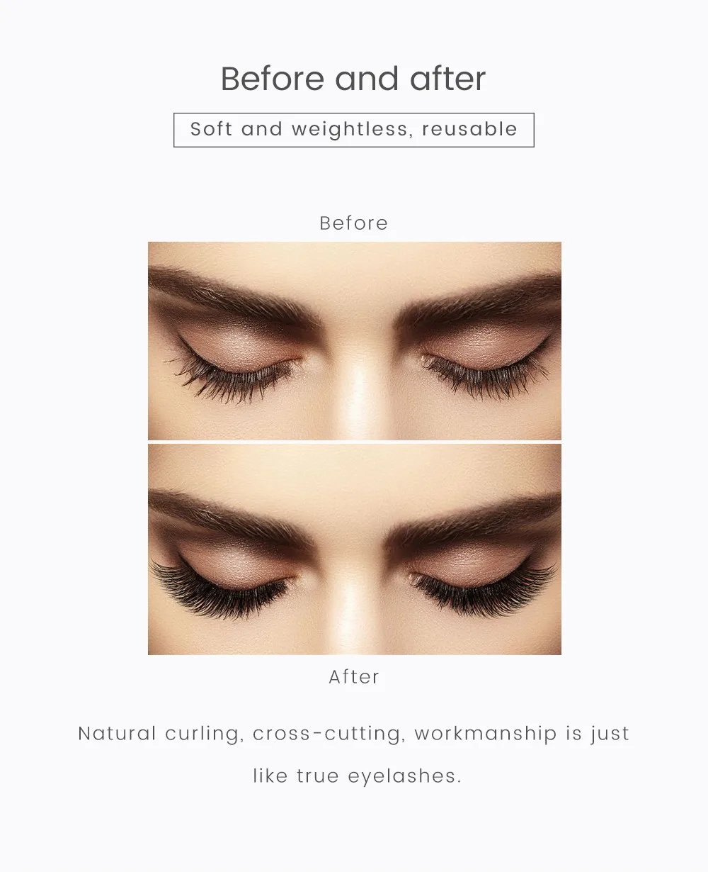 8 пар/3D Искусственные норковые Накладные ресницы ручной работы толстые натуральные накладные ресницы мягкие объемные норковые ресницы для наращивания макияжа