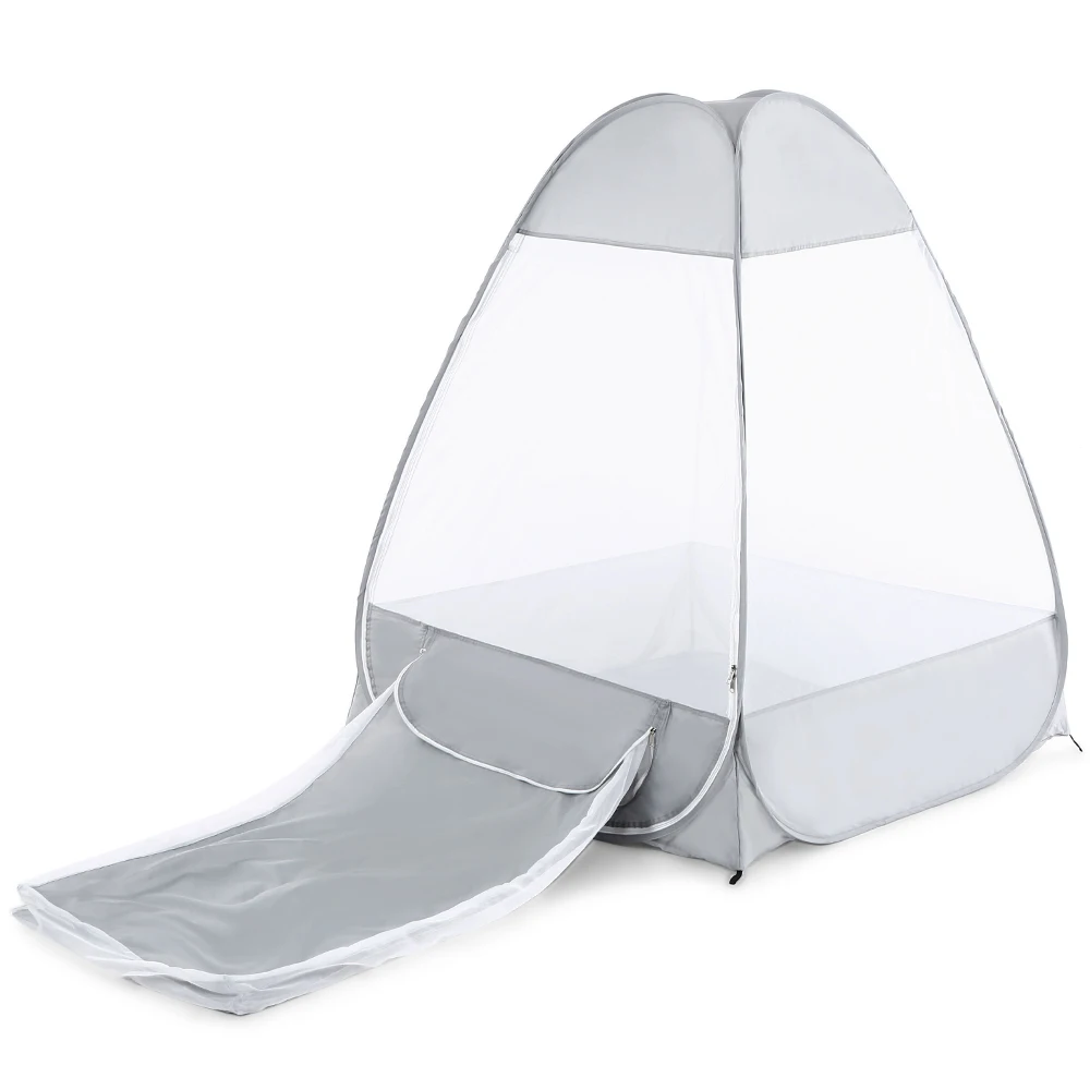 

Outdoor Mosquito Net Meditation Camping Tent Single Sit-in Free-standing Shelter Cabana Quick Folding Camping Tent