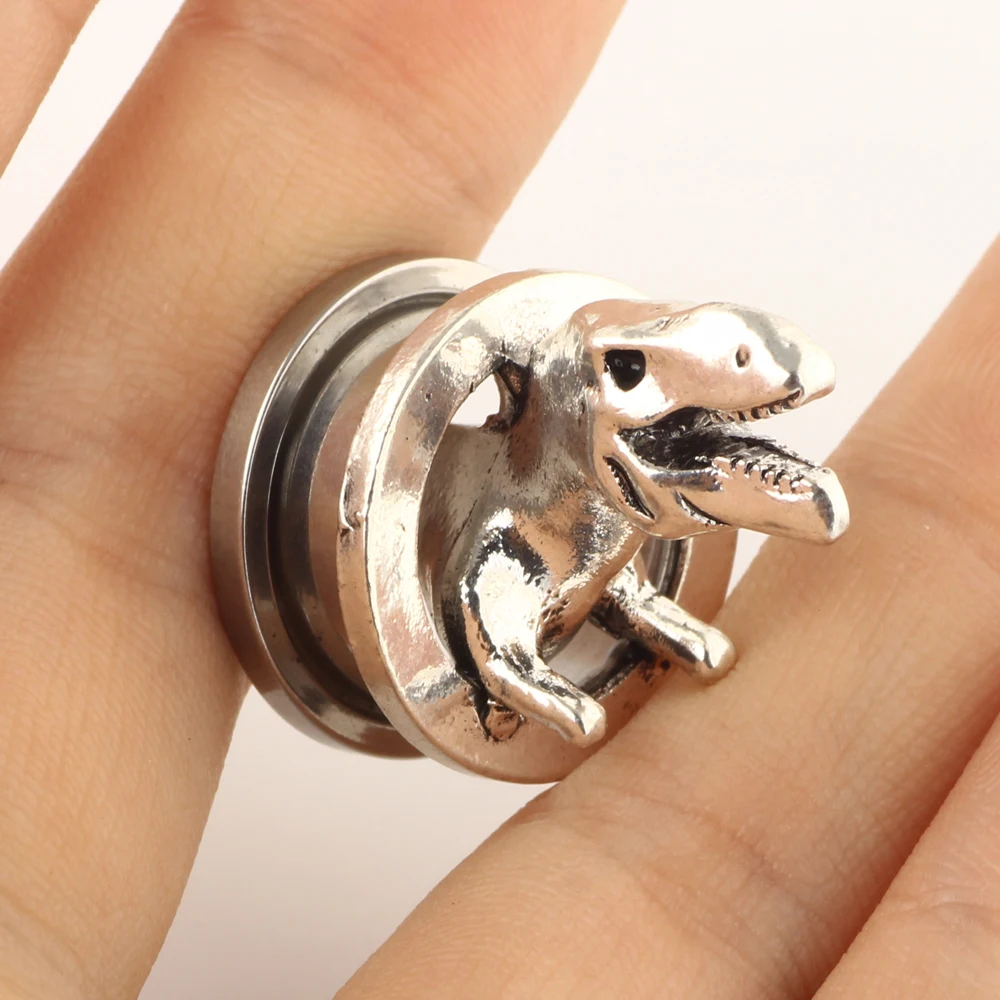 

Animal Ear Tunnel Screw Fit Ear Plugs Gauged Jewelry Stretching Kit Piercing Flesh Tunnel Ear Expander Bar