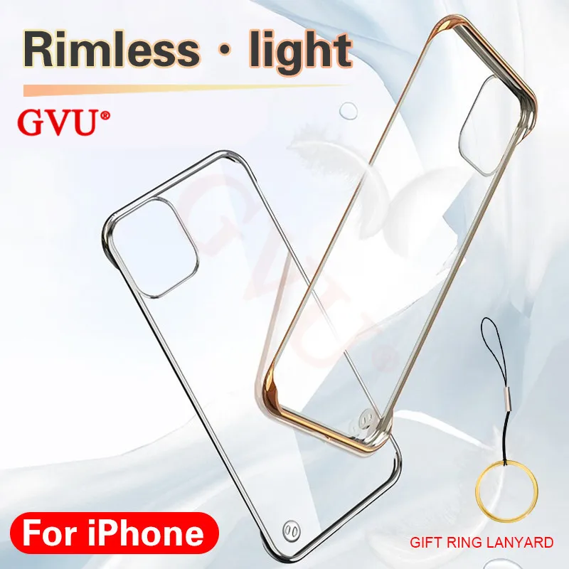 

Borderless Plated Phone Case On The For iphone 11 PRO MAX 6 7 8 Plus Drop Protection Cover On For iphone 11 PRO X XS MAX XR Case