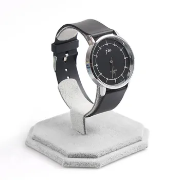 

10Pcs Grey Velvet C Shape Jewelry Displays Rack Holder Stand For Bracelet