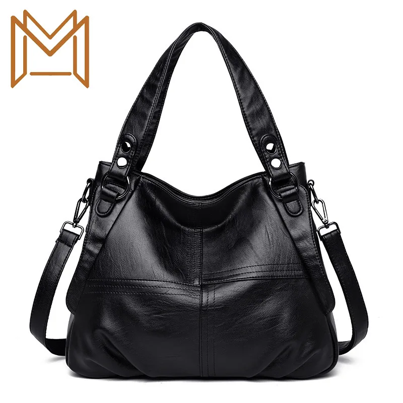 

Bag Woman 2019 Capacity Split Genuine Leather Single Shoulder Portable Oblique
