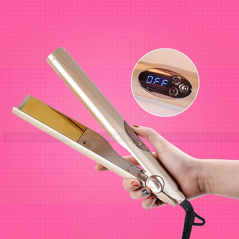 Профессиональный электрический выпрямитель/щипцы для завивки волос 2в1 выпрямитель для волос утюги Инструменты для укладки стайлер щипцы