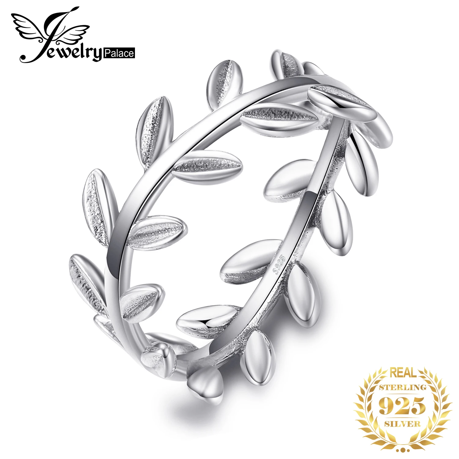 

Jewelrypalace 925 Sterling Silver Rings Vitcory Laurels Jewelry For Women Wedding Band Friendship Ladies Gifts New Arrival