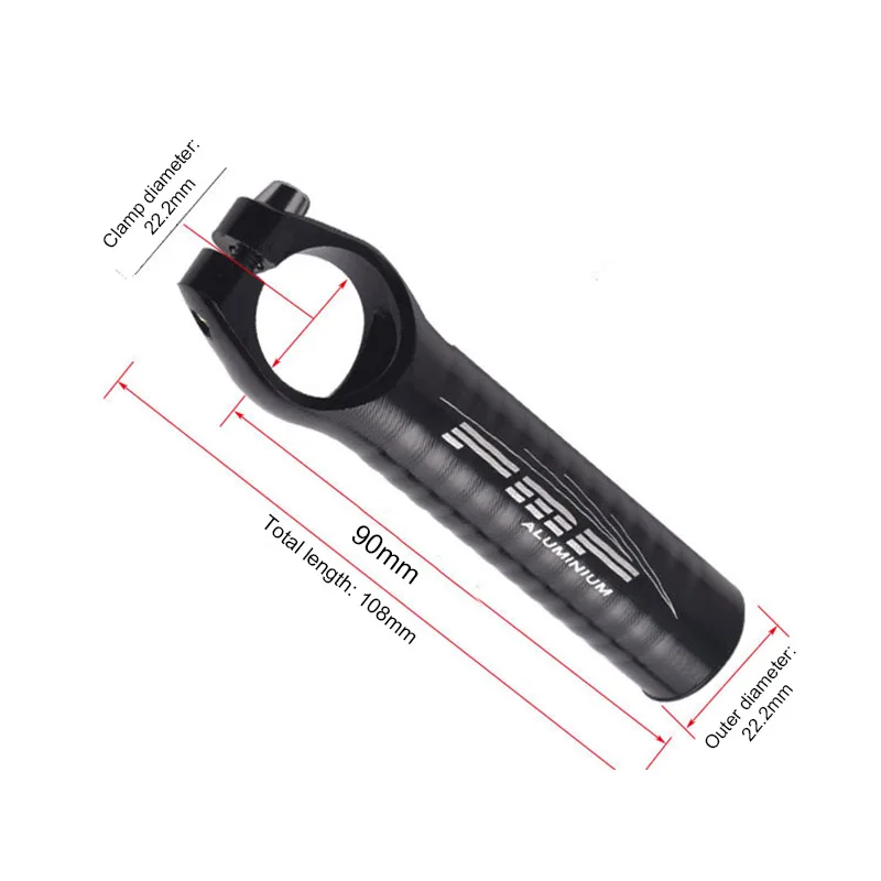 Mountain Bike Auxiliary Handle Non-slip Bar Ends Aluminum Alloy only 66g Bicycle handlebar 5 Colors