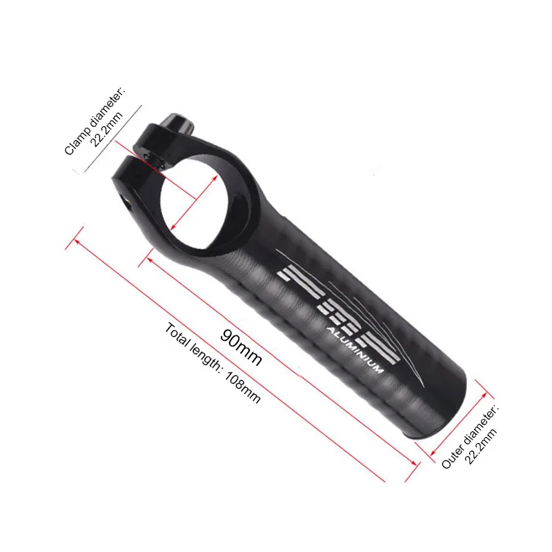 Mountain Bike Auxiliary Non-slip Handle Bar Ends Aluminum Alloy 66g Bicycle handlebar bicycle accessories bicycle handlebar