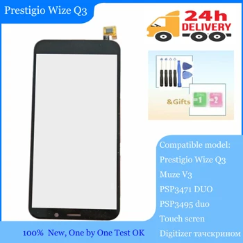

in stock 4.95" Touch screen For Prestigio Wize Q3 PSP3471DUO PSP3471 DUO/ Muze V3 PSP3495duo PSP3495 digitizer panel