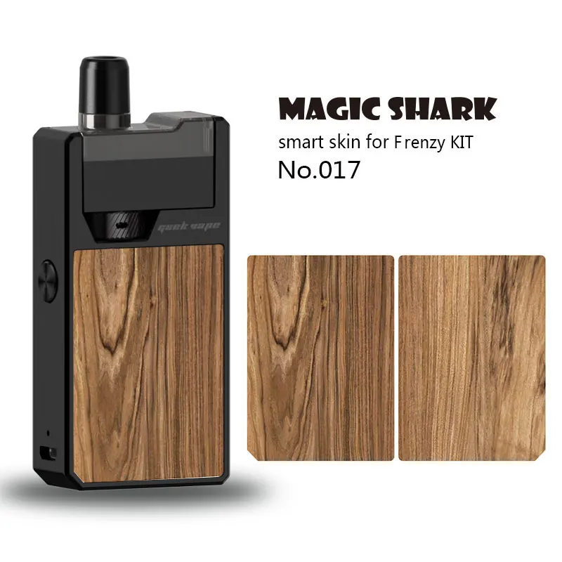 

Magic Shark PVC Leopard Wood Print Music is Fun Tiger Wolf Cover Film Sticker Case Skin for Frenzy KIT 011-020